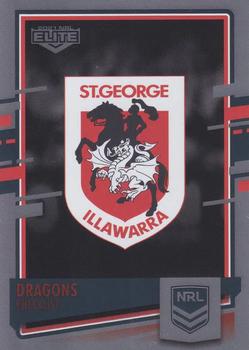 2021 NRL Elite - Silver Specials #SS109 St. George-Illawarra Dragons Checklist Front